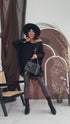 PLUS SIZE sweater "AGAIN 10588" - black
